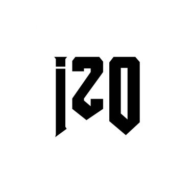 Teknoloji şirketi için IZO harf logosu tasarımı. IZO logosu siyah-beyaz renk kombinasyonu tasarladı. IZO logosu, IZO vektörü, IZO tasarımı, IZO simgesi, IZO alfabesi. IZO tipografi logosu tasarımı