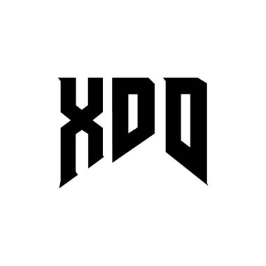 Teknoloji şirketi için XDD harf logosu tasarımı. XDD logo tasarımı siyah ve beyaz renk kombinasyonu. XDD logosu, XDD vektörü, XDD tasarımı, XDD simgesi, XDD alfabesi. XDD tipografi logosu tasarımı