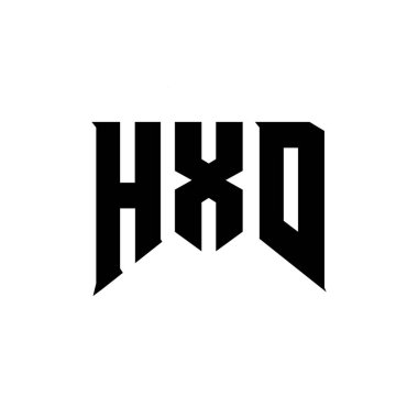 Teknoloji şirketi için HXD harf logosu tasarımı. HXD logo tasarımı siyah ve beyaz renk kombinasyonu. HXD logosu, HXD vektörü, HXD tasarımı, HXD simgesi, HXD alfabesi. HXD tipografi logosu tasarımı