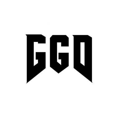 Teknoloji şirketi için GGD harf logosu tasarımı. GGD logo tasarımı siyah ve beyaz renk kombinasyonu. GGD logosu, GGD vektörü, GGD tasarımı, GGD simgesi, GGD alfabesi. GGD tipografi logosu tasarımı