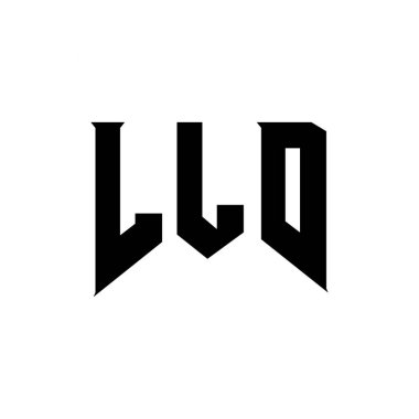 Teknoloji şirketi için LLD mektup logosu tasarımı. LLD logo tasarımı siyah ve beyaz renk kombinasyonu. LLD logosu, LLD vektörü, LLD tasarımı, LLD simgesi, LLD alfabesi. LLD tipografi logosu tasarımı
