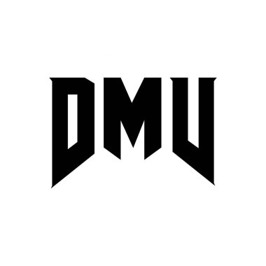 Teknoloji şirketi için DMV mektup logosu tasarımı. Motorlu Taşıtlar Dairesi logosu siyah-beyaz renk kombinasyonu tasarladı. DMV logosu, DMV vektörü, DMV tasarımı, DMV simgesi, DMV alfabesi. DMV tipografi logosu tasarımı