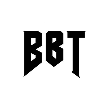 Teknoloji şirketi için BBT harf logosu tasarımı. BBT logo tasarımı siyah ve beyaz renk kombinasyonu. BBT logosu, BBT vektörü, BBT dizaynı, BBT simgesi, BBT alfabesi. BBT tipografi logo tasarımı.