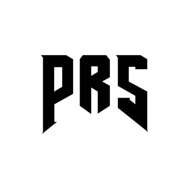Teknoloji şirketi için PRS mektup logosu tasarımı. PRS logo tasarımı siyah ve beyaz renk kombinasyonu. PRS logosu, PRS vektörü, PRS tasarımı, PRS simgesi, PRS alfabesi. PRS tipografi logosu tasarımı