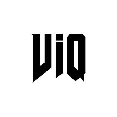 Teknoloji şirketi için VIP mektup logosu tasarımı. VIQ logosu siyah ve beyaz renk kombinasyonu tasarladı. VIQ logosu, VIQ vektörü, VIQ tasarımı, VIQ simgesi, VIQ alfabesi. VIQ tipografi logosu tasarımı