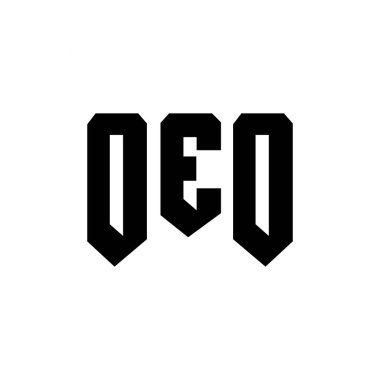 Teknoloji şirketi için OEO mektup logosu tasarımı. OEO logo tasarımı siyah ve beyaz renk kombinasyonu. OEO logosu, OEO vektörü, OEO tasarımı, OEO simgesi, OEO alfabesi. OEO tipografi logosu tasarımı