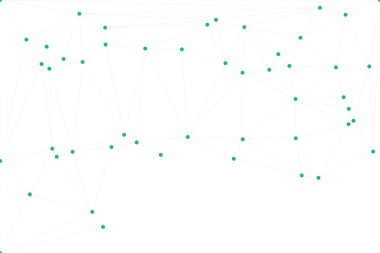 Bağlı Noktalar ve Çizgiler Çokgen Teknoloji Yapısı ile Soyut Geometrik Ağ Ağı Ağı Arkaplanı
