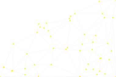 Bağlı Noktalar ve Çizgiler Çokgen Teknoloji Yapısı ile Soyut Geometrik Ağ Ağı Ağı Arkaplanı
