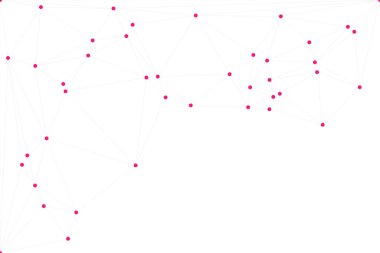 Bağlı Noktalar ve Çizgiler Çokgen Teknoloji Yapısı ile Soyut Geometrik Ağ Ağı Ağı Arkaplanı