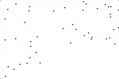 Bağlı Noktalar ve Çizgiler Çokgen Teknoloji Yapısı ile Soyut Geometrik Ağ Ağı Ağı Arkaplanı