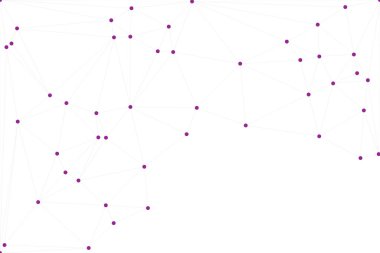 Bağlı Noktalar ve Çizgiler Çokgen Teknoloji Yapısı ile Soyut Geometrik Ağ Ağı Ağı Arkaplanı