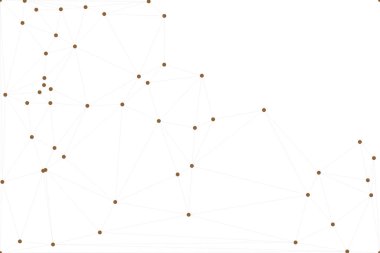 Bağlı Noktalar ve Çizgiler Çokgen Teknoloji Yapısı ile Soyut Geometrik Ağ Ağı Ağı Arkaplanı