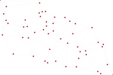 Bağlı Noktalar ve Çizgiler Çokgen Teknoloji Yapısı ile Soyut Geometrik Ağ Ağı Ağı Arkaplanı