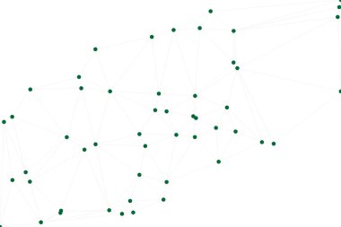 Bağlı Noktalar ve Çizgiler Çokgen Teknoloji Yapısı ile Soyut Geometrik Ağ Ağı Ağı Arkaplanı