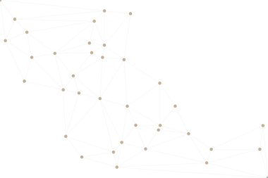 Bağlı Noktalar ve Çizgiler Çokgen Teknoloji Yapısı ile Soyut Geometrik Ağ Ağı Ağı Arkaplanı