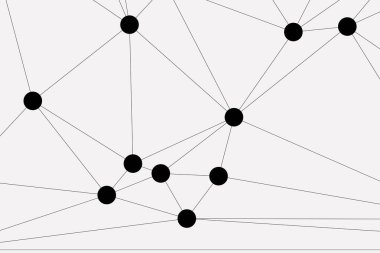 Bağlı Noktalar ve Çizgiler Çokgen Teknoloji Yapısı ile Soyut Geometrik Ağ Ağı Ağı Arkaplanı
