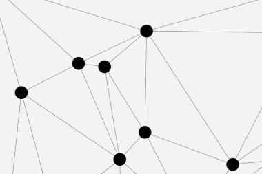 Bağlı Noktalar ve Çizgiler Çokgen Teknoloji Yapısı ile Soyut Geometrik Ağ Ağı Ağı Arkaplanı