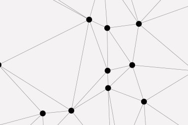 Bağlı Noktalar ve Çizgiler Çokgen Teknoloji Yapısı ile Soyut Geometrik Ağ Ağı Ağı Arkaplanı