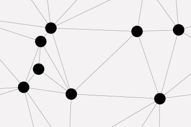 Bağlı Noktalar ve Çizgiler Çokgen Teknoloji Yapısı ile Soyut Geometrik Ağ Ağı Ağı Arkaplanı