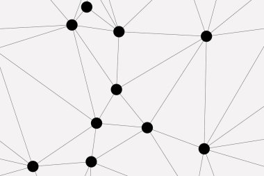 Bağlı Noktalar ve Çizgiler Çokgen Teknoloji Yapısı ile Soyut Geometrik Ağ Ağı Ağı Arkaplanı