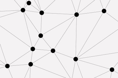 Bağlı Noktalar ve Çizgiler Çokgen Teknoloji Yapısı ile Soyut Geometrik Ağ Ağı Ağı Arkaplanı