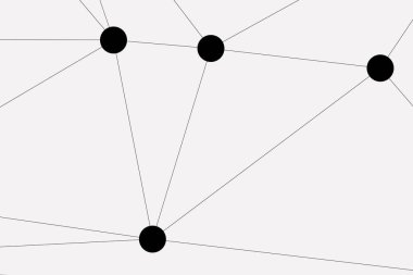 Bağlı Noktalar ve Çizgiler Çokgen Teknoloji Yapısı ile Soyut Geometrik Ağ Ağı Ağı Arkaplanı