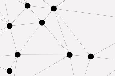 Bağlı Noktalar ve Çizgiler Çokgen Teknoloji Yapısı ile Soyut Geometrik Ağ Ağı Ağı Arkaplanı