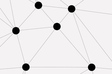 Bağlı Noktalar ve Çizgiler Çokgen Teknoloji Yapısı ile Soyut Geometrik Ağ Ağı Ağı Arkaplanı