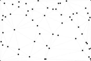 Bağlı Noktalar ve Çizgiler Çokgen Teknoloji Yapısı ile Soyut Geometrik Ağ Ağı Ağı Arkaplanı