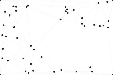 Bağlı Noktalar ve Çizgiler Çokgen Teknoloji Yapısı ile Soyut Geometrik Ağ Ağı Ağı Arkaplanı