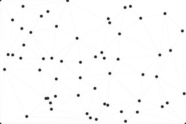 Bağlı Noktalar ve Çizgiler Çokgen Teknoloji Yapısı ile Soyut Geometrik Ağ Ağı Ağı Arkaplanı