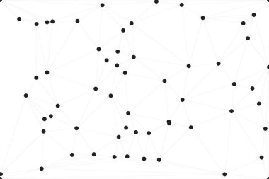 Bağlı Noktalar ve Çizgiler Çokgen Teknoloji Yapısı ile Soyut Geometrik Ağ Ağı Ağı Arkaplanı