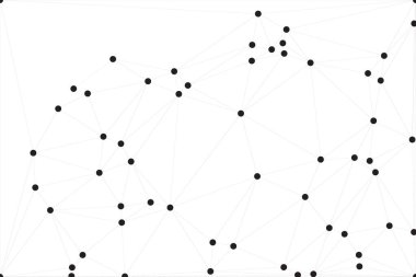 Bağlı Noktalar ve Çizgiler Çokgen Teknoloji Yapısı ile Soyut Geometrik Ağ Ağı Ağı Arkaplanı