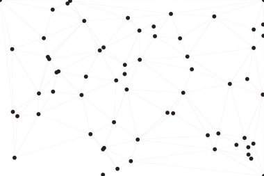 Bağlı Noktalar ve Çizgiler Çokgen Teknoloji Yapısı ile Soyut Geometrik Ağ Ağı Ağı Arkaplanı