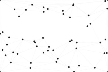 Bağlı Noktalar ve Çizgiler Çokgen Teknoloji Yapısı ile Soyut Geometrik Ağ Ağı Ağı Arkaplanı
