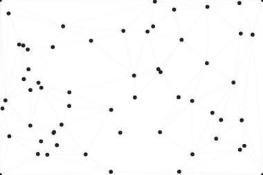 Bağlı Noktalar ve Çizgiler Çokgen Teknoloji Yapısı ile Soyut Geometrik Ağ Ağı Ağı Arkaplanı