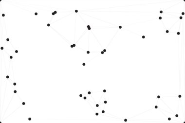 Bağlı Noktalar ve Çizgiler Çokgen Teknoloji Yapısı ile Soyut Geometrik Ağ Ağı Ağı Arkaplanı