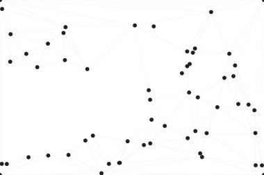 Bağlı Noktalar ve Çizgiler Çokgen Teknoloji Yapısı ile Soyut Geometrik Ağ Ağı Ağı Arkaplanı