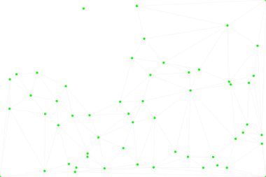 Bağlı Noktalar ve Çizgiler Çokgen Teknoloji Yapısı ile Soyut Geometrik Ağ Ağı Ağı Arkaplanı