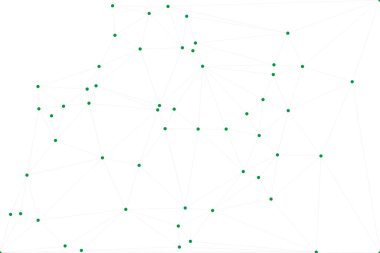 Bağlı Noktalar ve Çizgiler Çokgen Teknoloji Yapısı ile Soyut Geometrik Ağ Ağı Ağı Arkaplanı