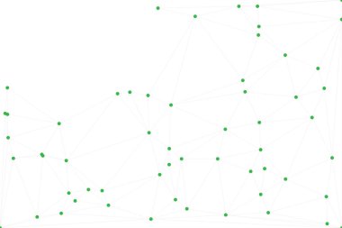 Bağlı Noktalar ve Çizgiler Çokgen Teknoloji Yapısı ile Soyut Geometrik Ağ Ağı Ağı Arkaplanı