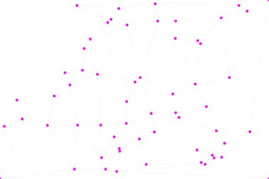 Bağlı Noktalar ve Çizgiler Çokgen Teknoloji Yapısı ile Soyut Geometrik Ağ Ağı Ağı Arkaplanı