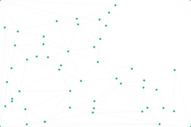 Bağlı Noktalar ve Çizgiler Çokgen Teknoloji Yapısı ile Soyut Geometrik Ağ Ağı Ağı Arkaplanı