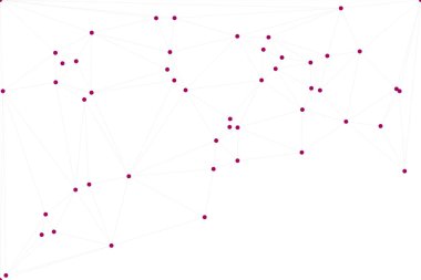 Bağlı Noktalar ve Çizgiler Çokgen Teknoloji Yapısı ile Soyut Geometrik Ağ Ağı Ağı Arkaplanı