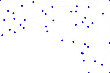 Bağlı Noktalar ve Çizgiler Çokgen Teknoloji Yapısı ile Soyut Geometrik Ağ Ağı Ağı Arkaplanı