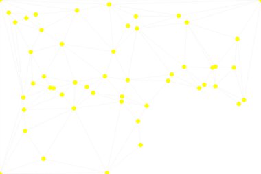 Bağlı Noktalar ve Çizgiler Çokgen Teknoloji Yapısı ile Soyut Geometrik Ağ Ağı Ağı Arkaplanı