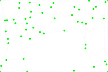 Bağlı Noktalar ve Çizgiler Çokgen Teknoloji Yapısı ile Soyut Geometrik Ağ Ağı Ağı Arkaplanı