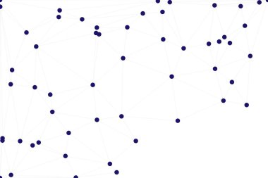 Bağlı Noktalar ve Çizgiler Çokgen Teknoloji Yapısı ile Soyut Geometrik Ağ Ağı Ağı Arkaplanı