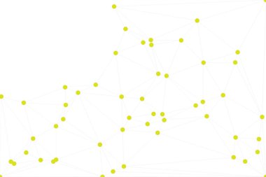 Bağlı Noktalar ve Çizgiler Çokgen Teknoloji Yapısı ile Soyut Geometrik Ağ Ağı Ağı Arkaplanı