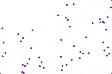 Bağlı Noktalar ve Çizgiler Çokgen Teknoloji Yapısı ile Soyut Geometrik Ağ Ağı Ağı Arkaplanı
